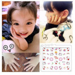 Kids Nail Sticker -Little Pony, Frozen, Glow In The Dark,Princess X 3 Pcs