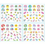 Little Pony Nail Sticker (2 In 1) X 2 Pcs