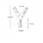 Y Tubing Connector- 3.5, 4.0, 4.5mm