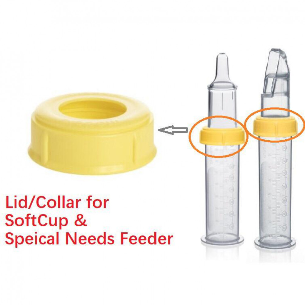 Medela Special Needs Feeder / Soft Cup Collars Ring Lid
