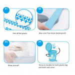 Disposable Waterproof Toilet Seat Covers For Travelers X 10 Pcs