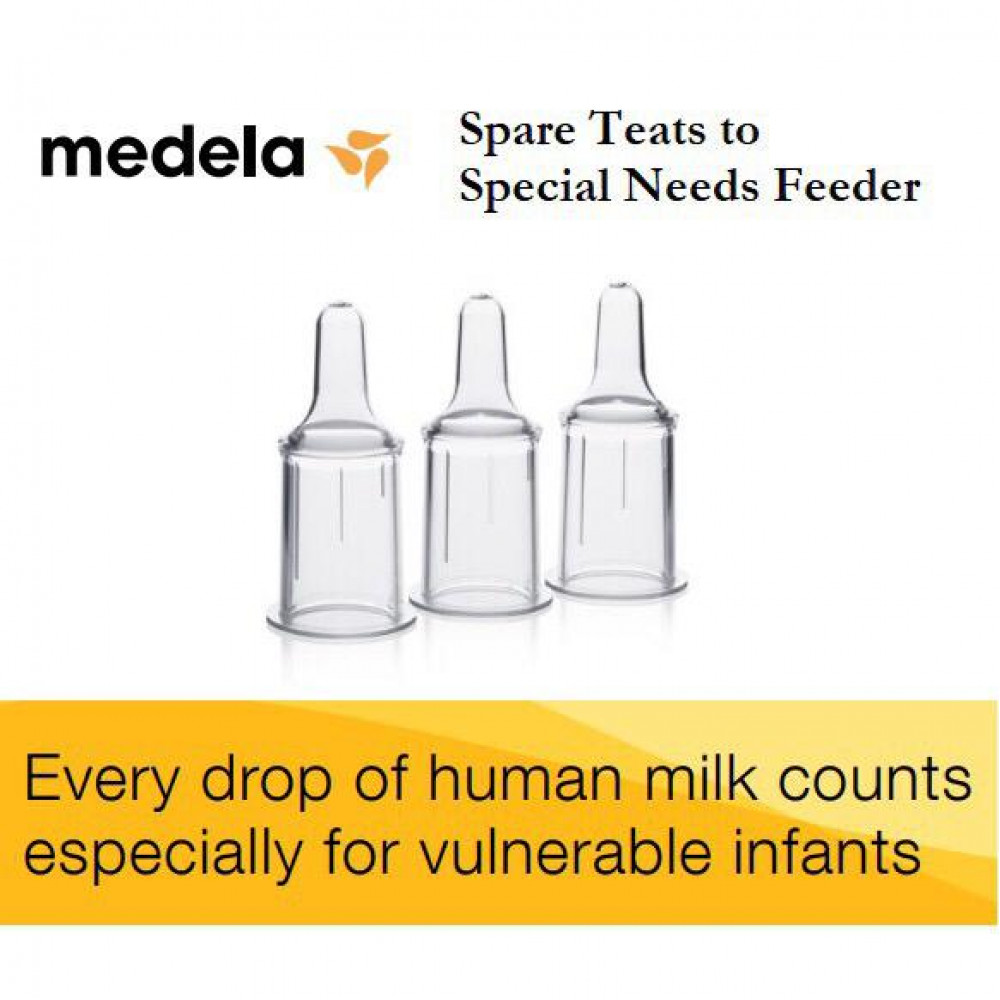 Medela Spare Teats To Special Needs Feeder (3 Teats) Medela Spare Teats To Special Needs Feeder (3 Teats)