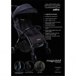 Hamilton S, R, X Stroller -Ruby,Grey,Black