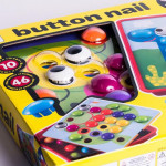 Button Art Mushroom Nail (preschool games kid toy)