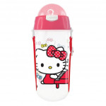 Sanrio Hello Kitty 580ML BPA Free Polypropylene Water Bottle With Straw