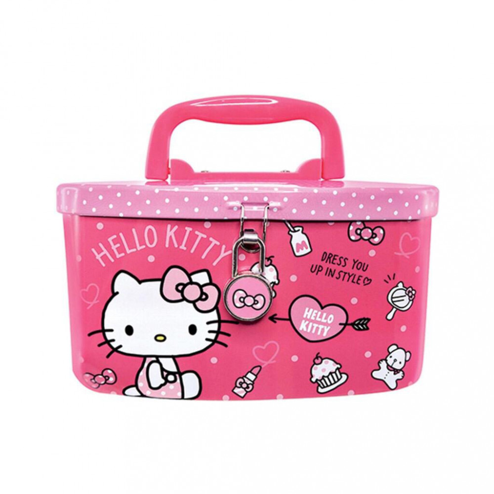 Hello Kitty Coin Pink Color Coin Bank With Lock Hello Kitty Coin Pink Color Coin Bank With Lock