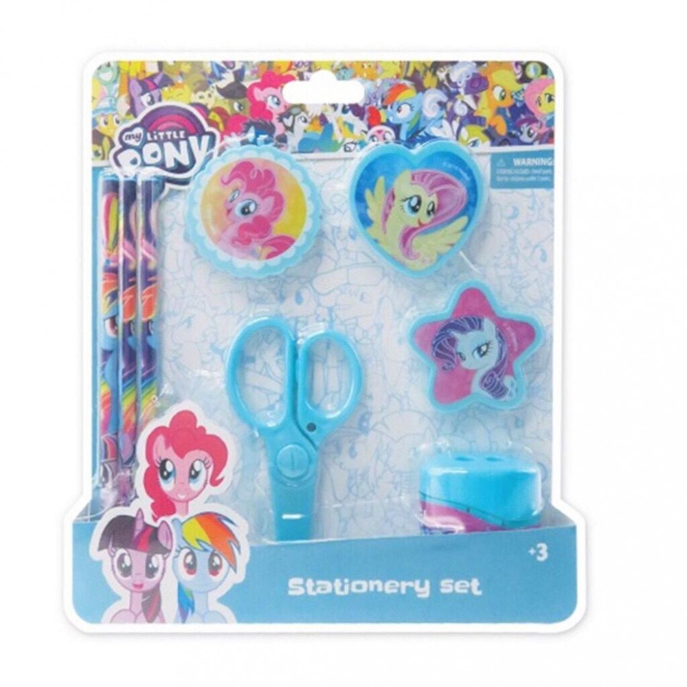 Little Pony 8pcs Stationery Set - Blue Colour