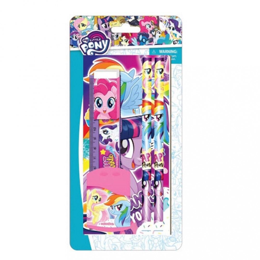 Little Pony 6pcs Stationery Set With Notebook