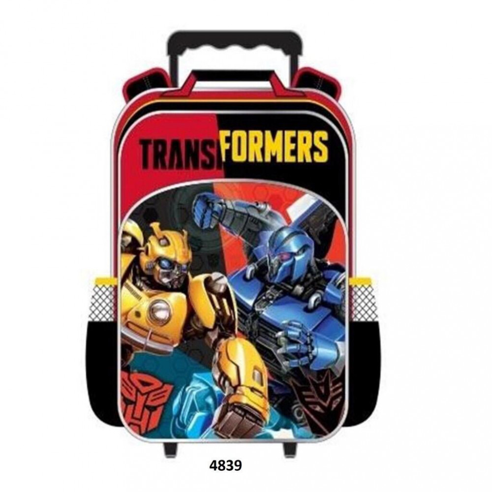 Transformers Bumblebee School Kindergarten Nursery Kids Trolley Bag