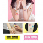 Kids Temporary Tattoo Cartoon Stickers x 3 pcs