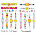 Kids Temporary Tattoo Cartoon Stickers x 3 pcs