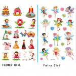 Kids Temporary Tattoo Cartoon Stickers x 3 pcs