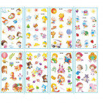 Kids Temporary Tattoo Cartoon Stickers x 3 pcs