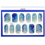 Woman Christmas Nail Sticker x 1pc