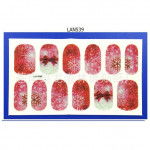 Woman Christmas Nail Sticker x 1pc