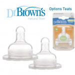 Dr Brown's Options Teats (Level Y) Wide / Narrow neck x 2 pcs