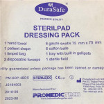 Sterilpad Dressing pack with Build In Tray