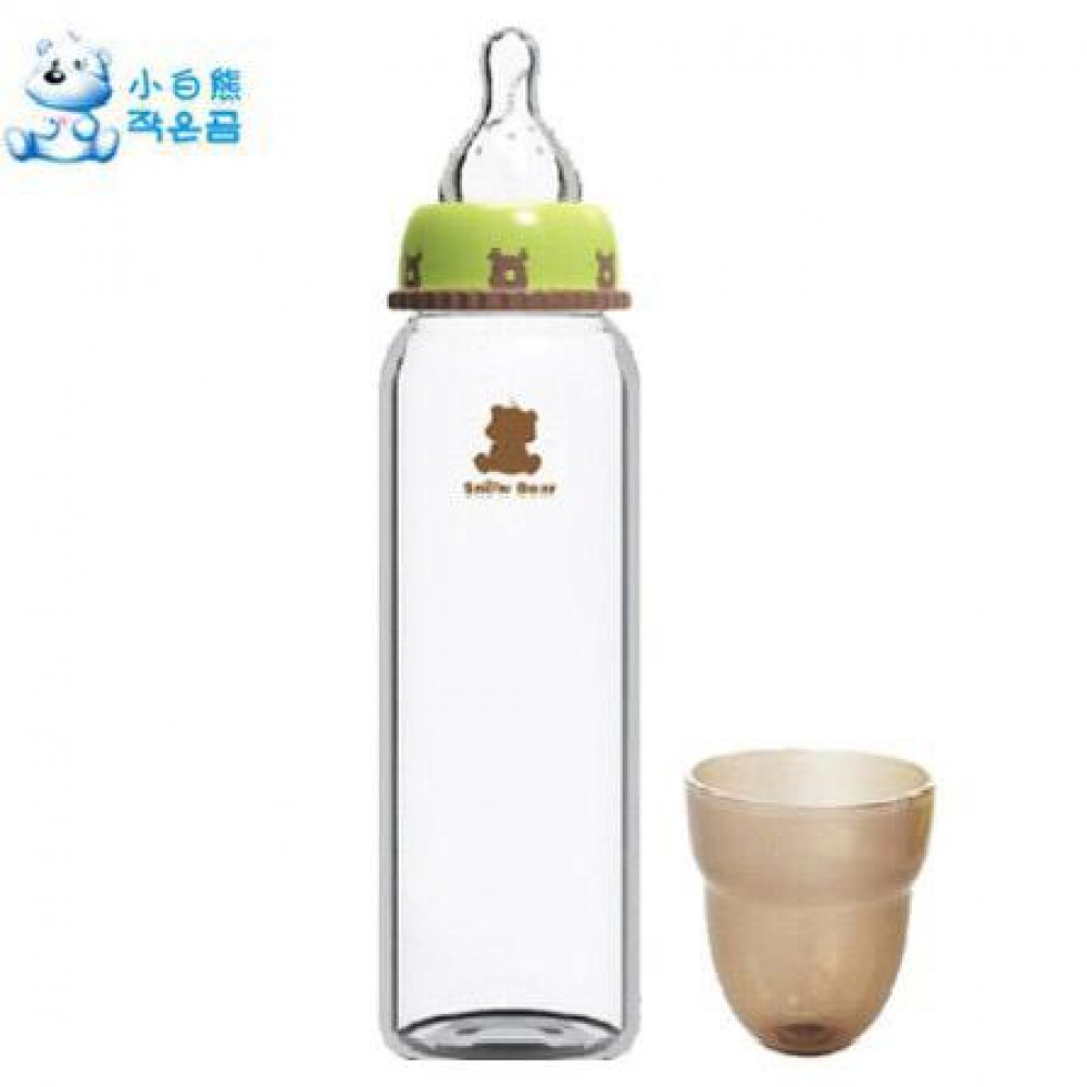 Snowbear Glass Milk bottle 240ml/8oz Snowbear Glass Milk bottle 240ml/8oz