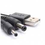 USB cable for breast pump (9V, 3.5 or 5.5mm )