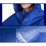 Motorcycle dual hooded waterproof raincoat XXXL