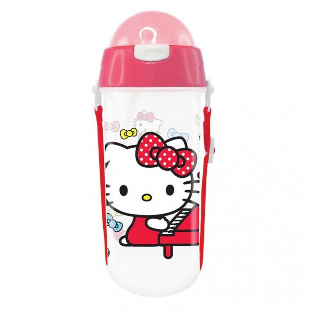 sanrio bottle cap with straw