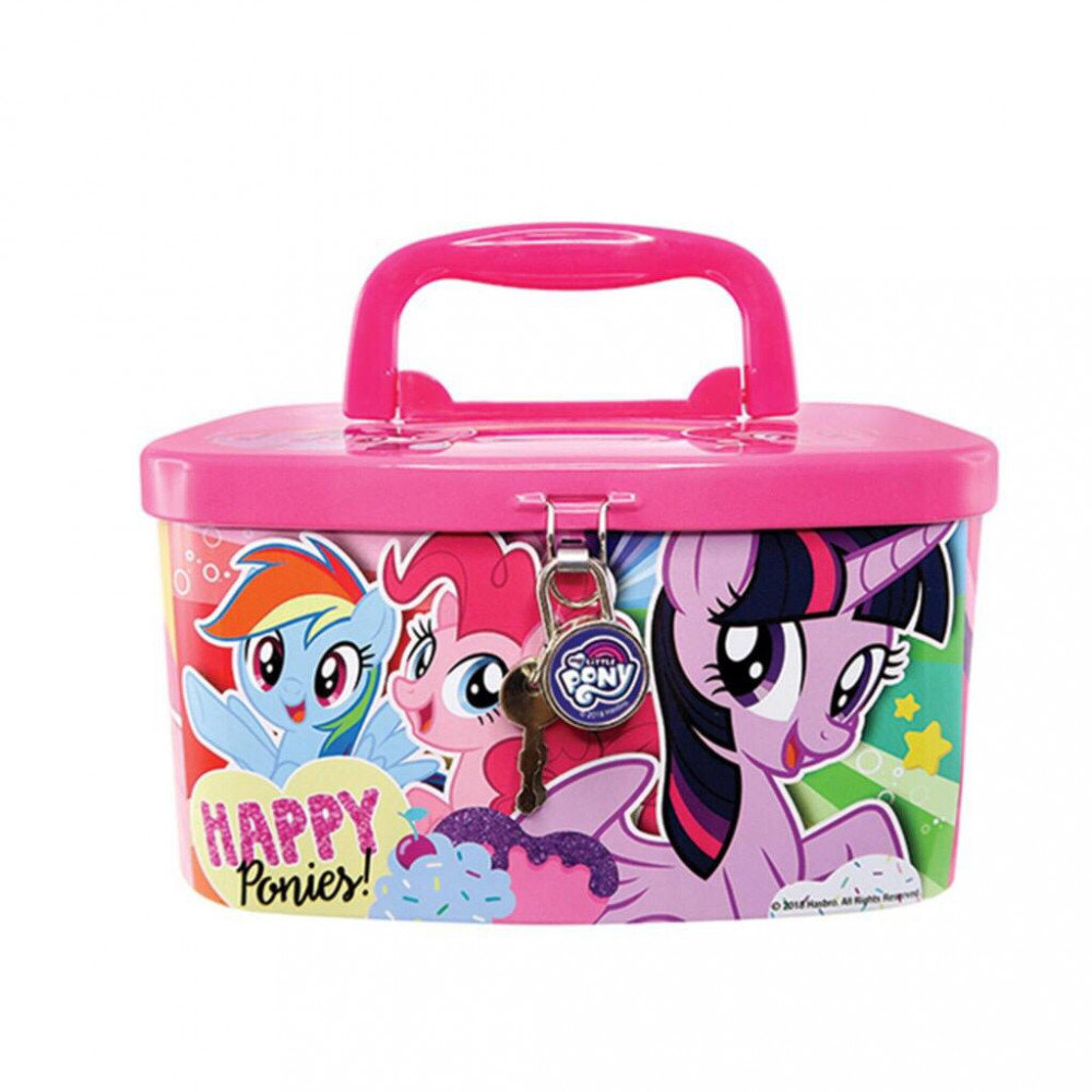 Little Pony Coin Bank With Lock x 1pc