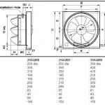 KDK 20AQM8 Wall Mounted Ventilating Fan (20cm/8'')