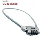 GERE CL32-20800 BICYCLE CABLE COMBINATION LOCK