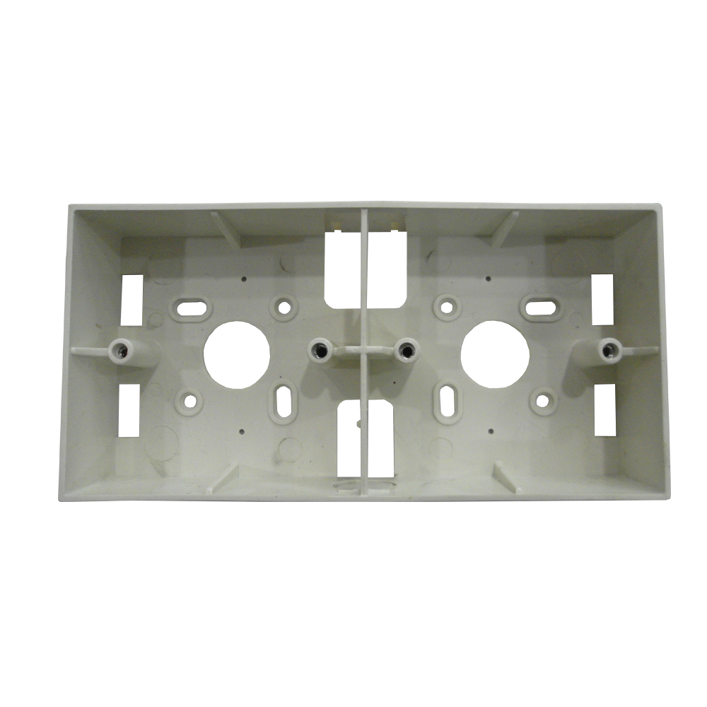 PVC Electrical Nut Box 3"x7" Two Partition (WHITE)