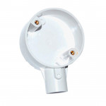 PVC CONDUIT FITTING 1 WAY END BOX