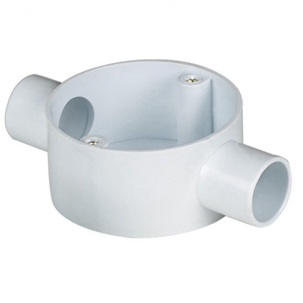 PVC CONDUIT FITTING 2 WAY THROUGH BOX PVC CONDUIT FITTING 2 WAY THROUGH BOX