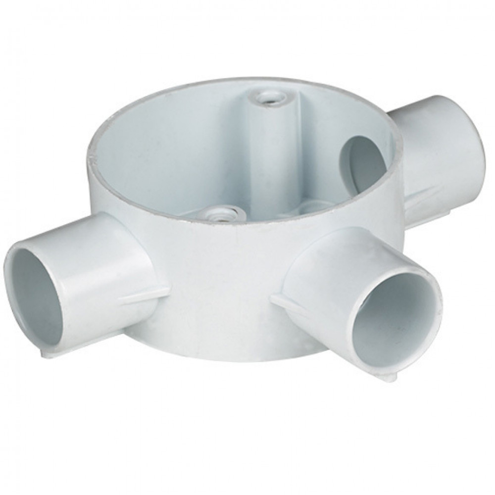 PVC CONDUIT FITTING 3 WAY TEE BOX PVC CONDUIT FITTING 3 WAY TEE BOX
