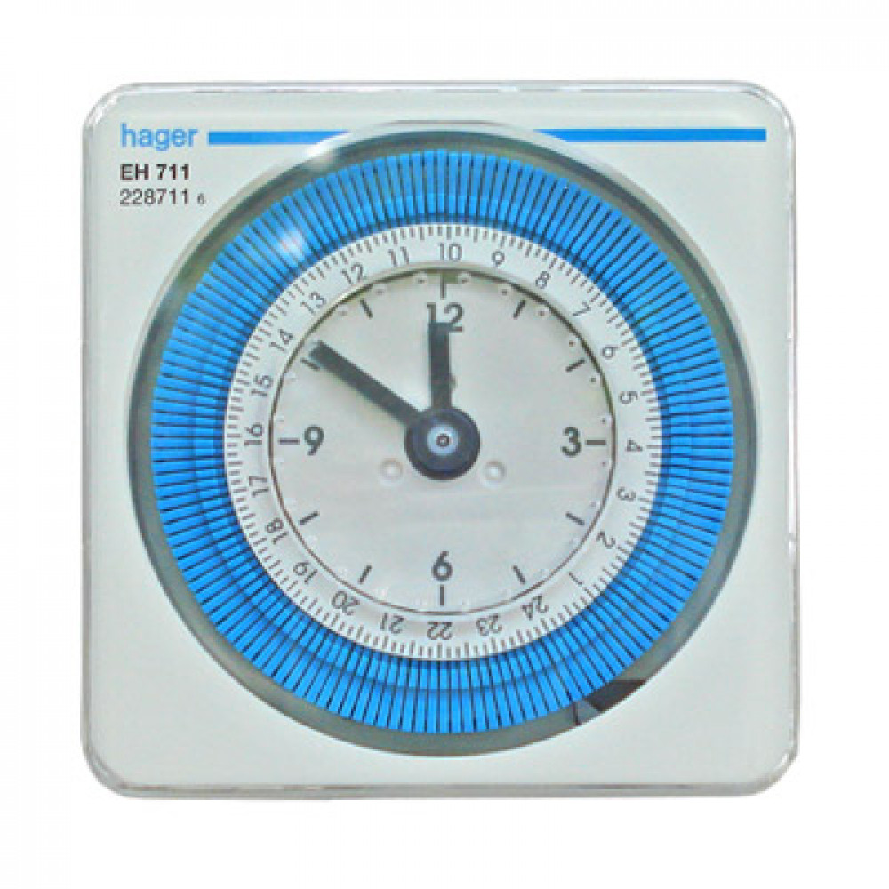 HAGER ANALOGUE TIME SWITCH (DAILY) 230V HAGER ANALOGUE TIME SWITCH (DAILY) 230V