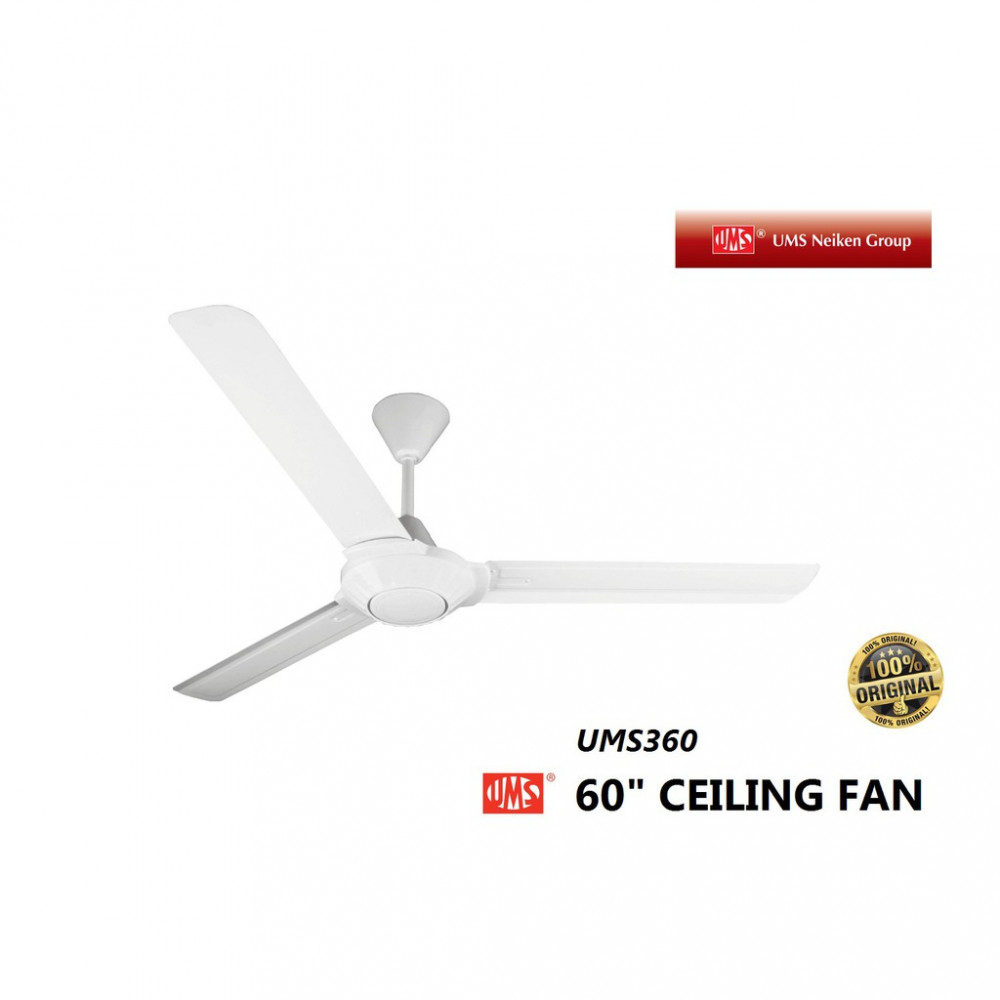 UMS Ceiling Fan 60" White UMS360 TWIN PACK (2 PCS)