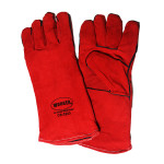 WORKER Red Leather Glove