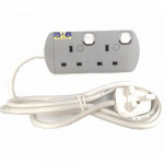 UMS Sirim Approved 2 Gang Portable Socket Trailing Extensions Socket Outlet