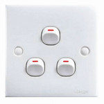 2K103-1W 3 Gang 1 Way Switch
