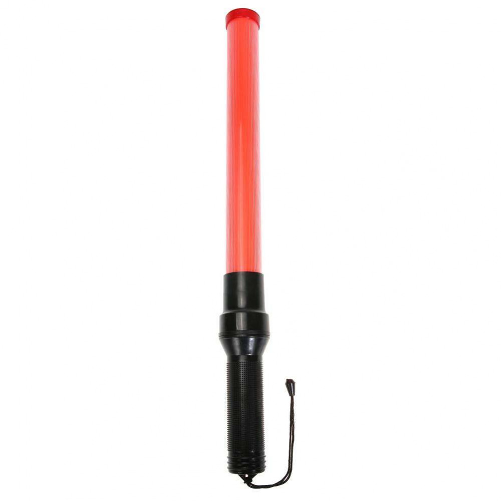 Traffic Rescure Signal Road Control Warning Flashing Light LED SAFETY Baton(Red)