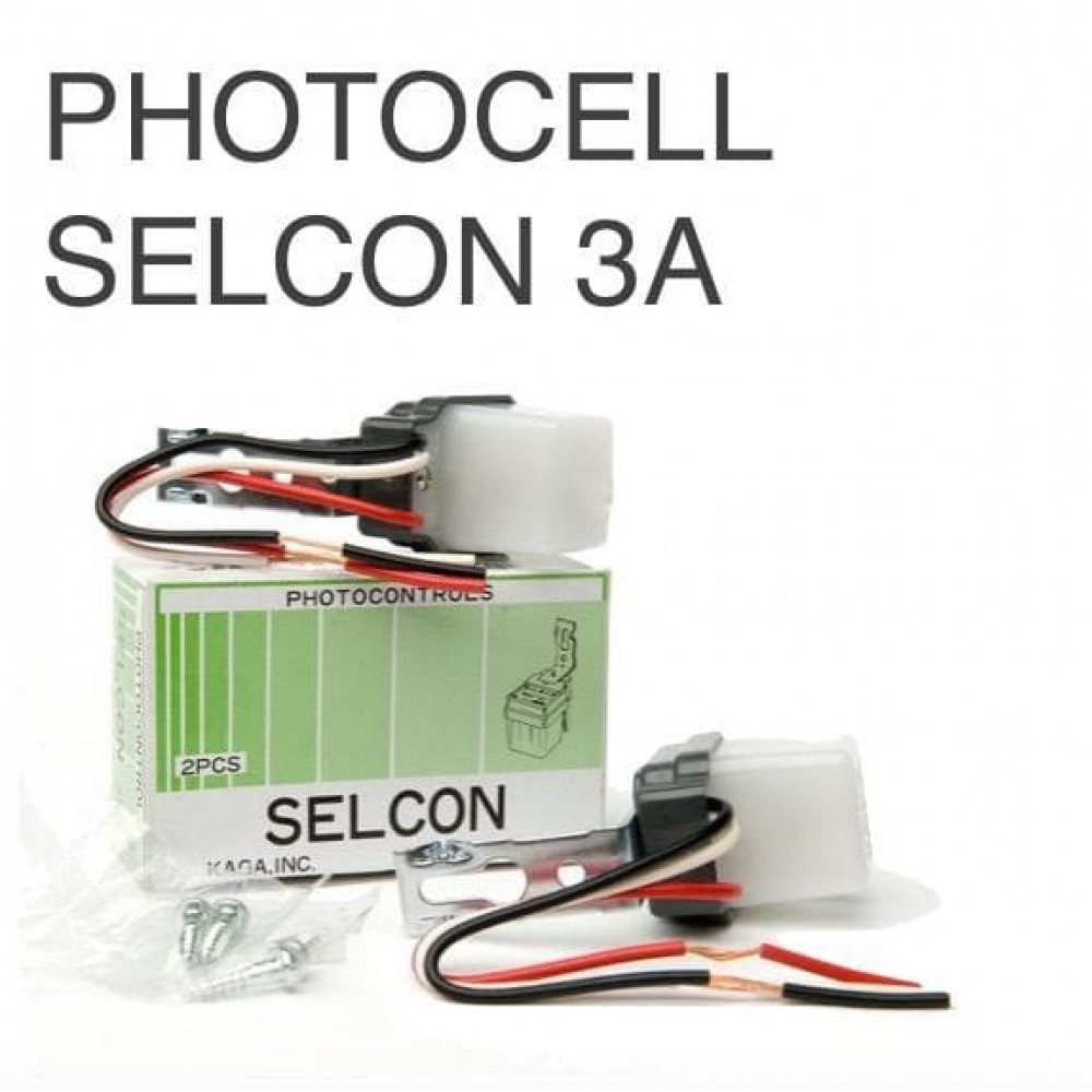 SELCON 3A DAYLIGHT SWITCH SENSOR/PHOTOCELL SWITCH & NIGHT LIGHTING AUTO SENSOR