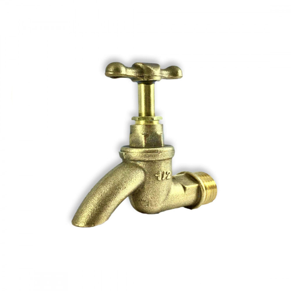 1/2" Brass Bib Water Tap Faucet