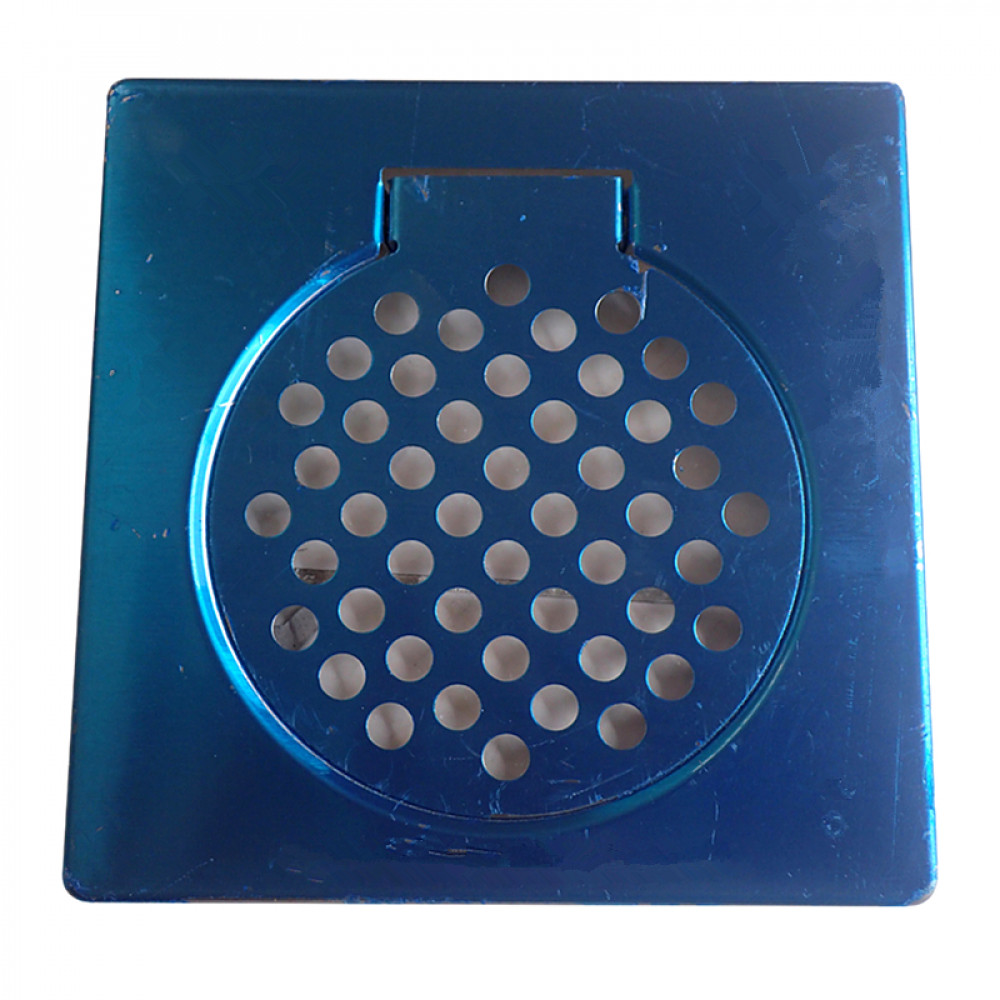 STAINLESS STEEL FLOOR TRAP GRATING 6" X 6" 