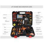 Mark-X 12V Lithium Cordless Drill Driver c/w 46pcs Tools Kit