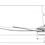 KDK V TOUCH Remote Control Type 5-Blades Ceiling Fan K15Y2-CO (150cm/ 60″)