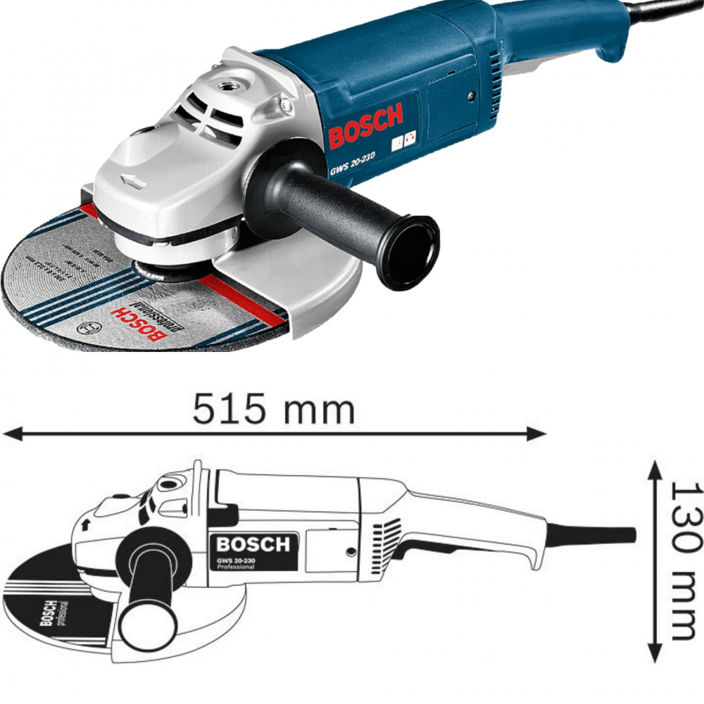 BOSCH GWS 20-130 9" 2000W Angle Grinder