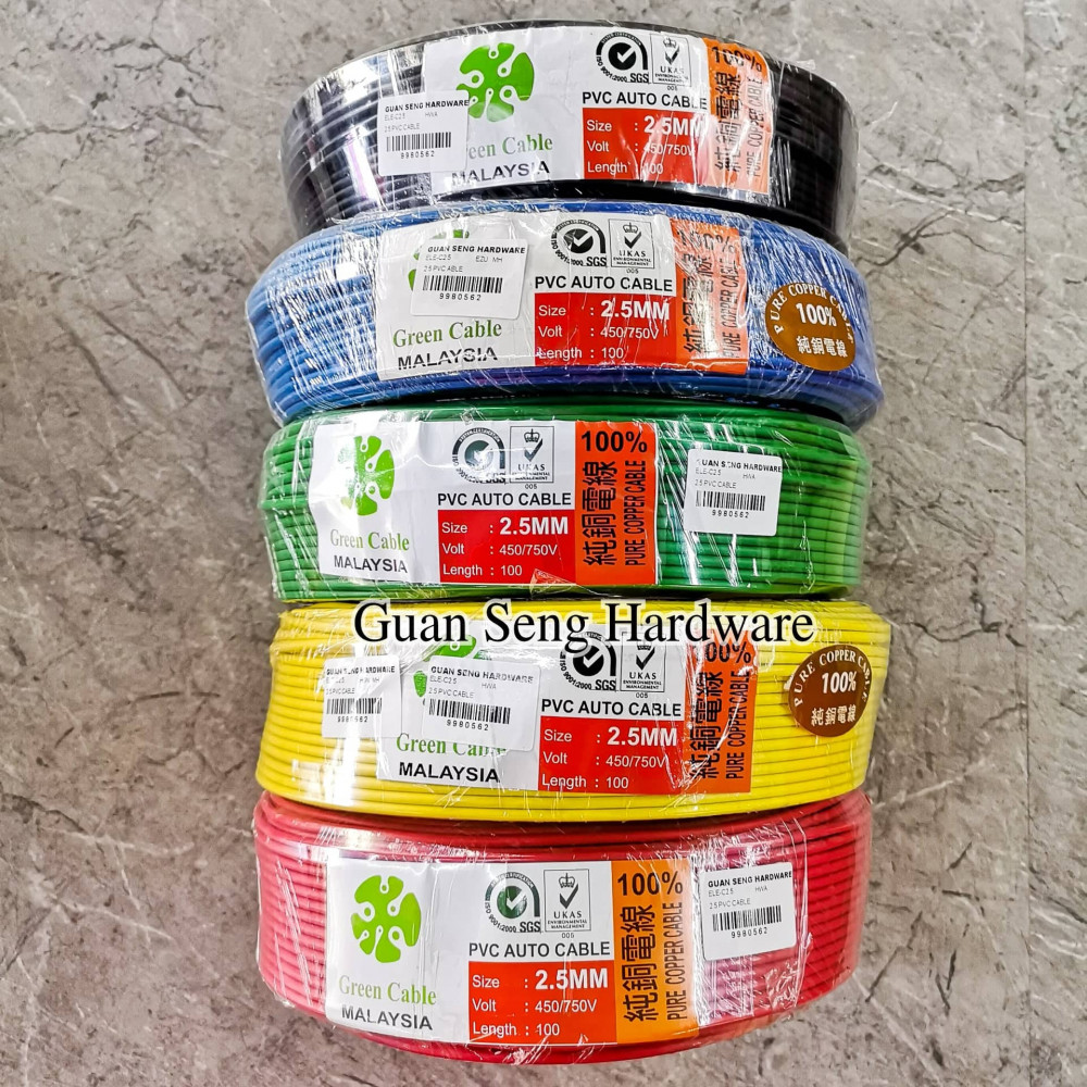 PVC Insulated Power Cable Wire (100% Pure Copper) 100 METER PVC Insulated Power Cable Wire (100% Pure Copper) 100 METER