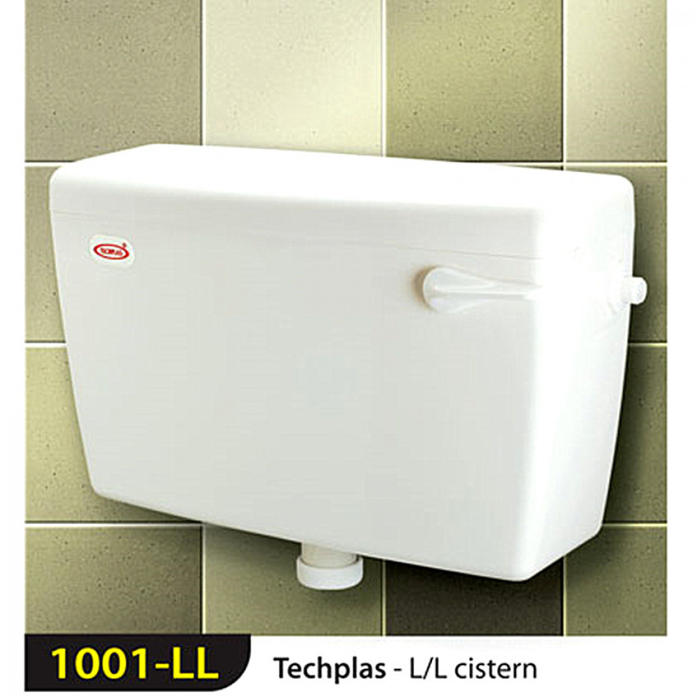 Techplas 1001-LL Techplas Low Level Plastic Cistern 9 liters (WHITE)