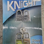 KNiGHT 40mm KEY ALIKE Steel Padlock