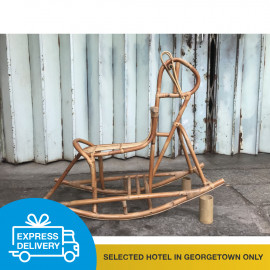 image of 【Express Delivery】Wooden Horse Chair for Child
