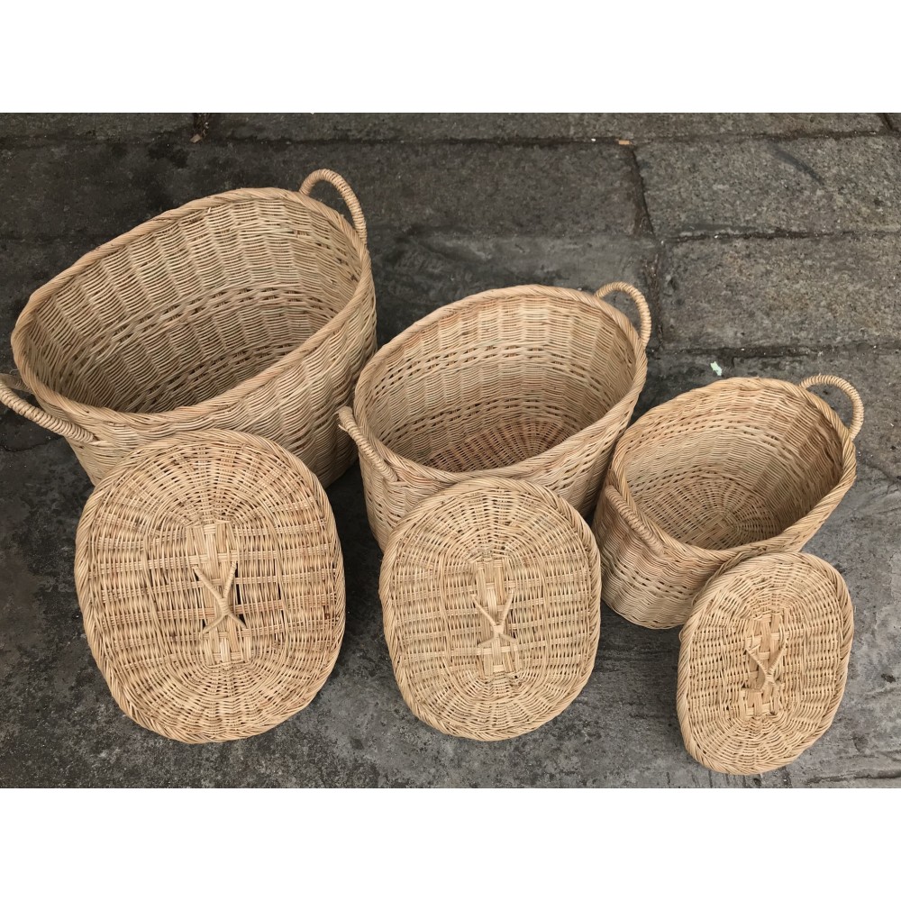 Oval Shape Laundry Basket (5 sizes) Oval Shape Laundry Basket (5 sizes)
