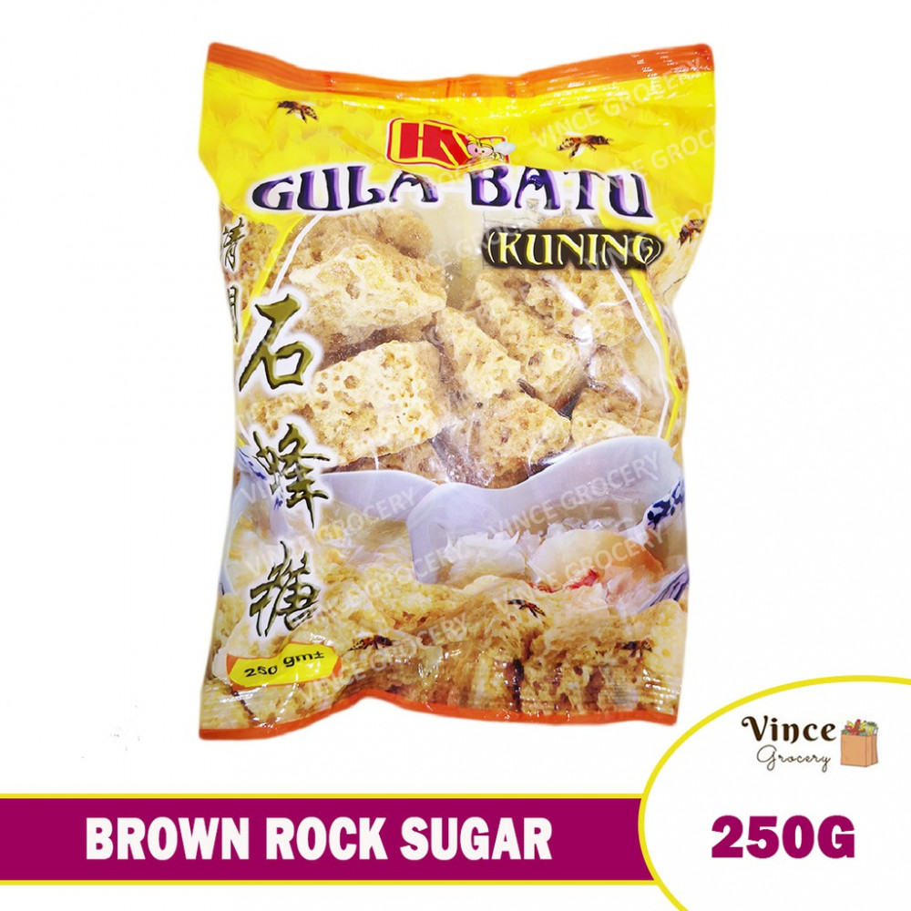 HS Brown Rock Sugar 石蜂糖 250G HS Brown Rock Sugar 石蜂糖 250G
